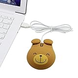 🖱️ Souris filaire animal mignon : notre souris filaire pour ordinateur portable est fabriquée en matière plastique de qualité. La souris USB mesure 30X7,50X3,50 cm/3,65X2,95X1,38 pouces.