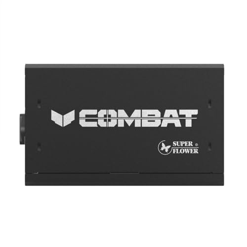 Image of Super Flower Combat FG 650W 80+ Gold, Full Modular, ATX 3.1 / PCIe 5.0, W /12V-2x6 Cable (2x8pin - 16pin Native Cables), Power Supply, FDB Fan, SF-650C12FG, Black Version