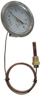 Analog Panel Mt Thermometer, 100 to 350F