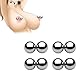 Nippelklemme für Frauen Nippelklemmen für Männer Frau Metall Intimschmuck Nipple Clamps Extreme 8er Set BDSM Brustwarzenklemmen Nippel Klemmen für Frauen Nippelmassage Paar Flirten Nippel Sexspielzeug