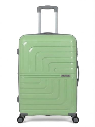 Image of Pro 8 Wheels Set of 2 (Cabin + Medium) Trolley Bags, Hard Case Polypropylene, 360º Wheeling Luggage for Men & Women, Suitcase for Travel, Trolley Bags for Travel (Lime)