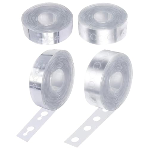 WOLMIK Ballon Girlande Streifen, 4 Rollen 20m Ballon Kette Band, Luftballon...