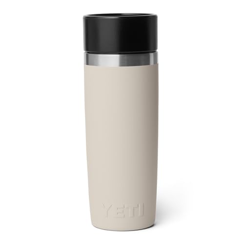 Image of YETI Rambler 16 oz Travel Bottle, Stainless Steel, Vacuum Insulated with Leakproof Commuter Cap, Cape Taupe