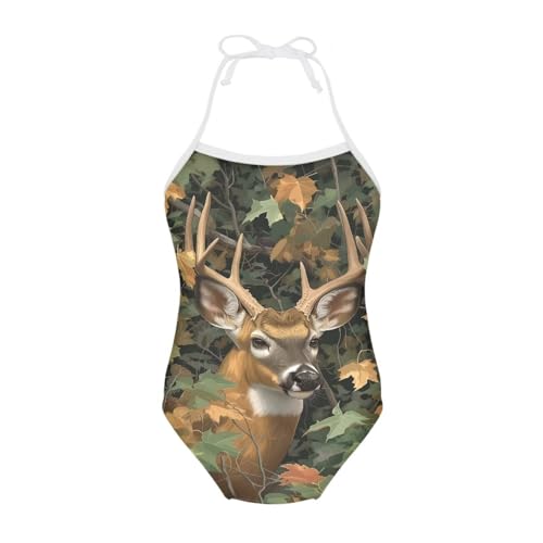 Image of ELEQIN Swimwear Swimsuit One Piece Girls Bathing Suit Animal Pattern 1-10 Years