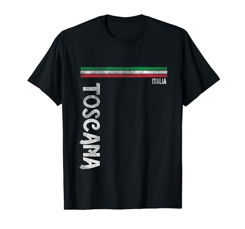 Toscana Italy Italian region Souvenir Italia Love flag T-Shirt