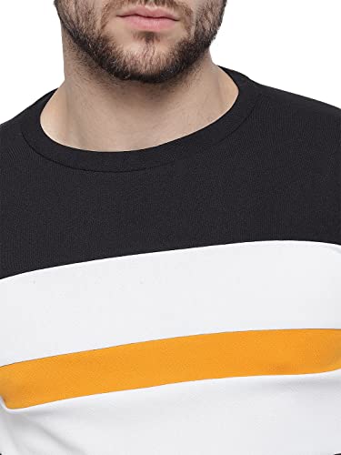 Image of Yuvraah Men Color Block T Shirt