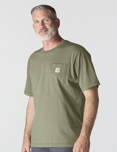 Carhartt Men's Workwear Pocket Short Sleeve T-Shirt Work-Utility-t-Shirts (Pack of 1)