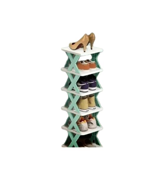 Fancy Over the Door Shoe Organizers,Stand Organizer Stackable Storage Bedroom entryway Slots Shelf Footwear Rack, Multi-Purpose Durable Plastic | Shree 320-image-21