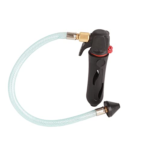 HAOHIZE Threaded Drain Guns, Drain Augers Ingredients Friendly Portable CO2 Cartridge Drain Guns With Flexible Hose for A C Condensate Lines Cleaner Tool