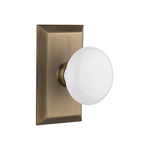 Nostalgisches Lager Studio Teller mit Weiß Porzellan Knauf Cover