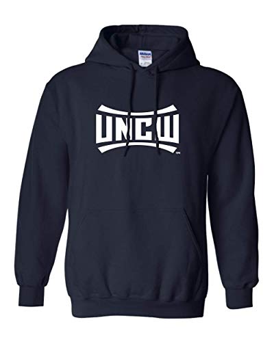 CreateMyTee | UNCW Logo One Color Hooded Sweatshirt North Carolina Wilmington Seahawks Mens/Womens Hoodie