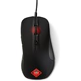 OMEN by HP Wired USB Gaming Mouse with SteelSeries (Black/Red)
