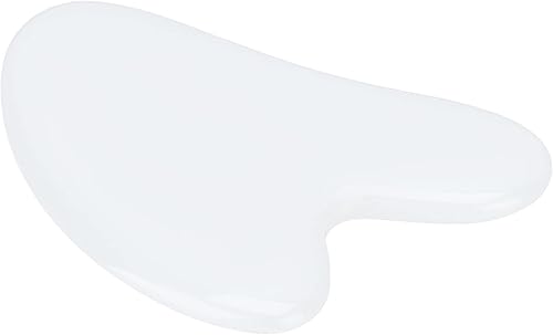 Pilipane Cuidado facial de la piel Gua Sha Guasha Tratamiento Masaje Tabla de Jade Natural y Lifting Reafirmante Terapia de Acupuntura Tabla de