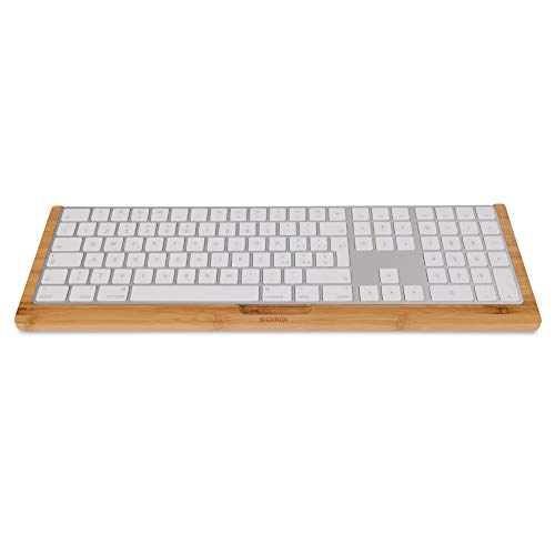 Wooden Bracket Dock Keyboard Holder Stents Stand for iMac Mac Pro Wireless Keyboard Desktop Computer Computer Birch
