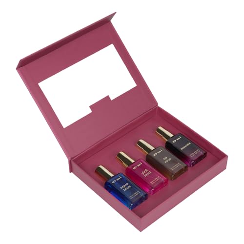 Image of Ossa Gift Set Perfume For Women - 4x20 ML (80ML) | Aqua Blue, Pink Mist, Accurate, So Nice | Premium Perfume Gift Set | Long-Lasting Fragrance For Memorable Gift for All Occasions