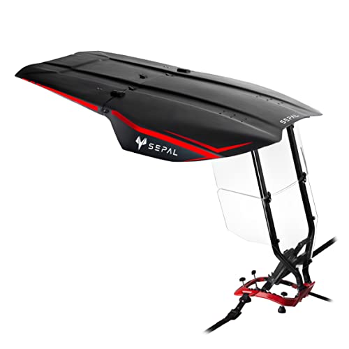 Image of All Weather Protection Shield for Riders and Bikers | 5 MIN Installation | AERODYNAMIC Design | FITS ANYTYPE of Motorcycle