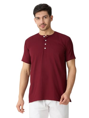 Image of Rajubhai Hargovindas Mens Casual Cotton Straight Kurta