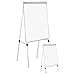 Universal Adjustable Dry Erase Easel, 29 x 40 White Board, Silver Frame