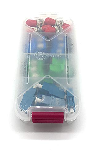 Fibershack - Fiber Optic Coupler Kit For St, Lc, Sc, Sc/Apc Cables. 4 Styles With 26 Couplers For Single-Mode & Multi-Mode Patch Cords. #TOP3