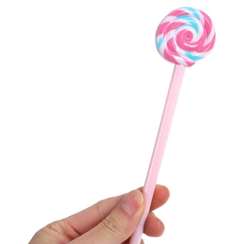 TEHAUX 4 bolígrafos gel lollipop en colores surtidos miniatura 5