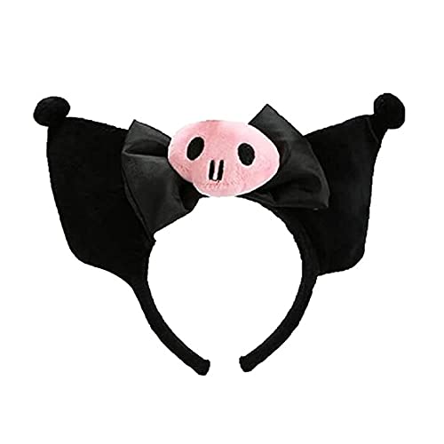 SUTUO Kuromi Hairpin, Anime Cosplay Lovely Jk Cute Headwear Accessories (Kuromi)