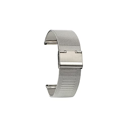 Stainless Steel Watch Band 8/10/12/13/14/15/16/17/18/19/20/21/22/23/24mm Silver Mesh Watchband 304 Stainless Steel Strap2