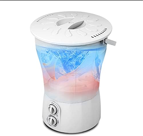 DLVKHKL Folding Washing Machine Small Dormitory Household Portable Underwear Panties Mini Socks Washing Machine