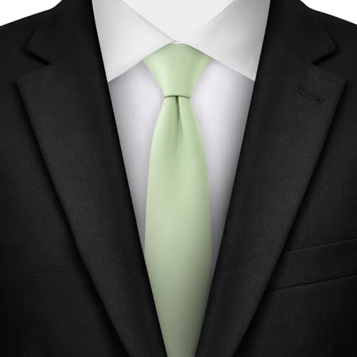 Image of Jacob Alexander Men's Skinny Width 2 inch Solid Color Tie