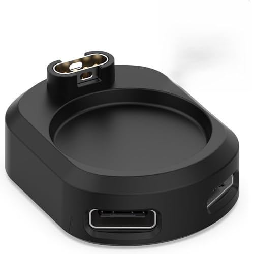 USB C Charger Adapter for Garmin Watch,Portable Type C Charging Cable Dock Station Cradle for Garmin Fenix 8 7 7S 6 6S E Solar Pro,Forerunner 965 955 265 255 165 55,Venu 3S,Vivoactive 5 4