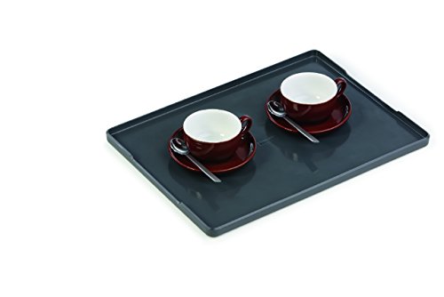 Durable 338758 Coffee Point Tray, Vassoio Rettangolare in Plastica, Lavabile in Lavastoviglie, 242x15x329 mm, Carbone - immagine 3