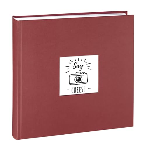 Hama Fotoalbum Jumbo 30x30 cm (Fotobuch mit 100 weißen Seiten, Album für 400 Fotos zum...