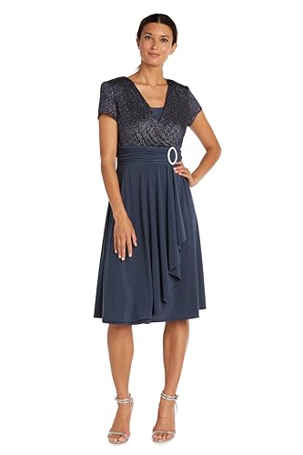 Image of R&M Richards Women's Opulent Flow Evening Dress