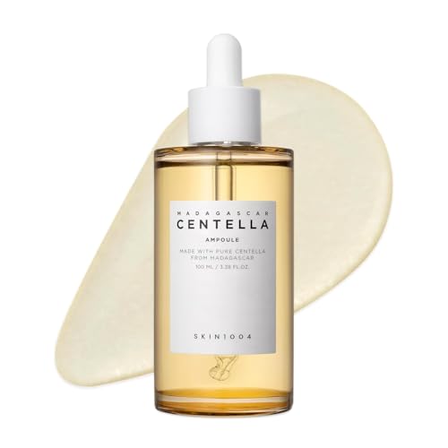 SKIN1004 Madagascar Centella Ampoule, Korean Face Serum with Centella Asiatica for Hydrating & Moisturizing Care, Soothing Facial Serum for Skin Balance and Glow, Korean Skin Care, 3.38 fl.oz / 100 ml