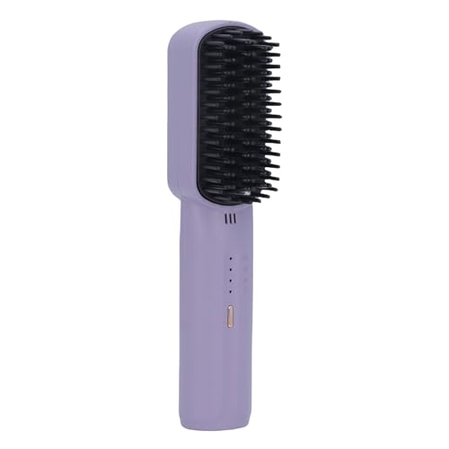Cepillo alisador de cabello Yinhing 2500mAh púrpura portátil miniatura 1