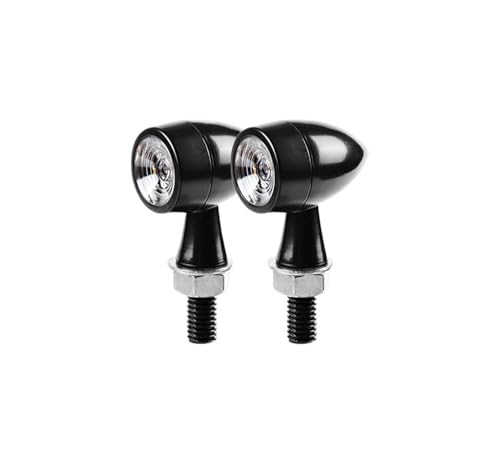Clignotants LED pour moto 8mm avec feux de signalement universels pour custom et roadster