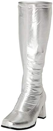 White 60s boots fancy dress Clearance
