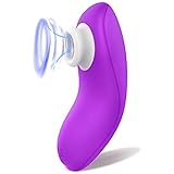 Clitoral Sucking Vibrator, G Spot Nipple Stimulator Clit Vibrators, Clitoral Massager Waterproof Quiet Rechargeable with 9 Suction Patterns Oral Sex Simulator Adult Sex Toys for Women or Couples