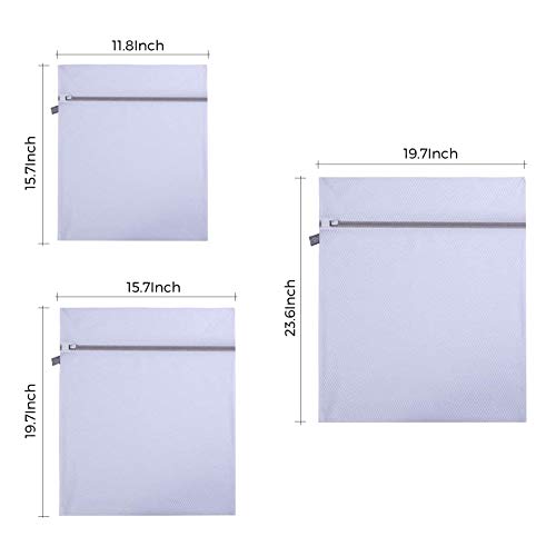K KERNOWO Laundry Basket Bags,Mesh Laundry Bags,Thickened Garment Bags for Laundry,Delicate Bag for Washing Machine(1)