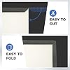 PATIKIL Rubber Edge Trim - 1m X 6mm X 8mm U-Channel Guard For Skateboards, Tables, Doors, Metal Edges - View #4