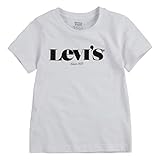 levis shirt damen gestreift LG SS Graphic Tee Levi\'s Kids T-Shirt Jungen, weiß (weiß), 8 Jahre