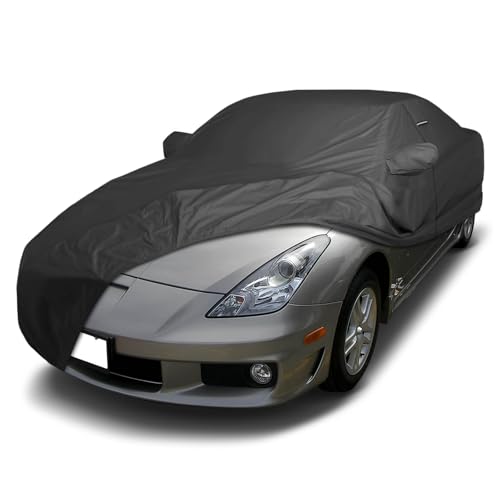 Image of iCarCover Premium Custom Car Cover for 2000-2005 Toyota Celica w /o Spoiler Heavy Duty Waterproof All Weather Rain Snow Sun Protector Custom Full Exterior Indoor Outdoor Protection Car Cover (Black)