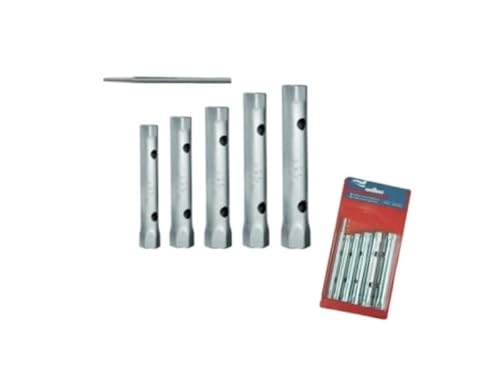GrecoShop Set 6 Chiavi a Tubo in Acciaio 8-17 mm