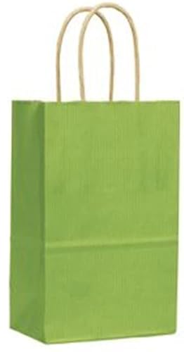 EGP Apple Green Varnish Stripe Shopper, Apple Green, 1 Count (Pack of 250)