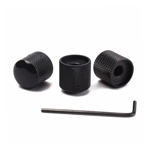 BESPORTBLE Metal Guitar Knobs Brass Dome Knobs Replacement Spanner for Random Color