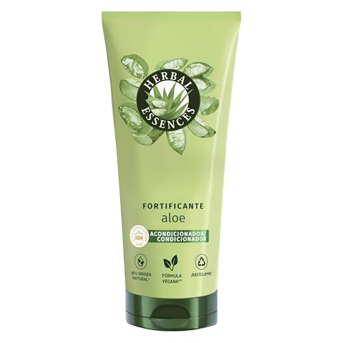 Herbal Essences Acondicionador Fortificante Con Aloe 250ml Para Hidratar Y Nutrir El Pelo Muy Seco. Aroma A Jazmín. Vegano