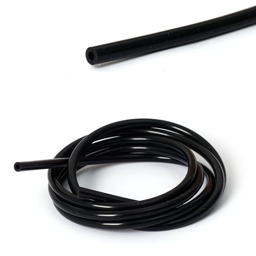 Increased Fire ブラック シリコンホース内径2mm 外径4mm 厚さ1mm 長1M 耐熱耐候シリコンホースのサムネイル