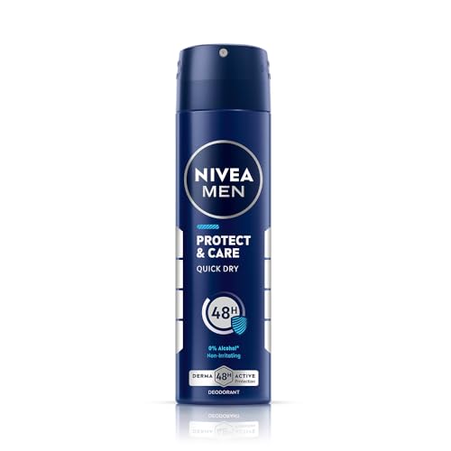NIVEA Men Fresh Woody Protect and Care Deodorant Spray, 150ml