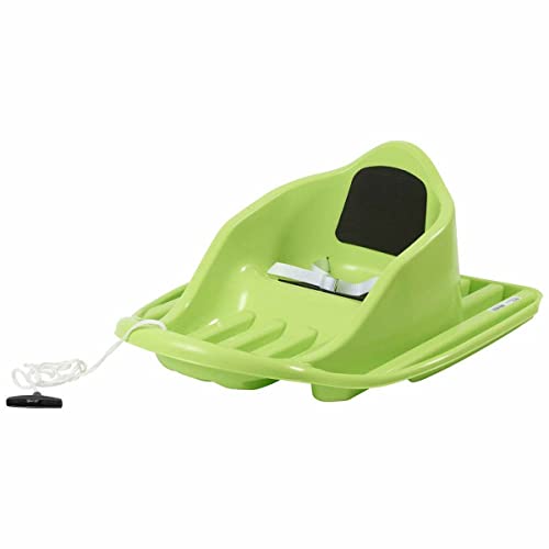 Stiga Sports Baby Schlitten Snow Cruiser Froggy Babyschlitten, Grün, 67 x 55 x 25 cm