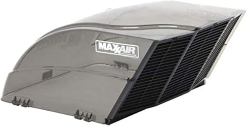 MAXXAIR FANMATE 00-955003 Fan/Vent Cover with EZ Clip Hardware Constant Airflow Super Tough Smoke