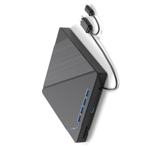 Lectora USB3.0 Multi Formato Silenciosa para CDs, DVDs y BluRay miniatura 6
